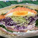 パンダ工場 - ノーマル食べづらいサンドイッチ