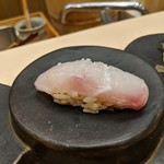 鮨みやもと - 握り　甘鯛　ねっとりと旨い