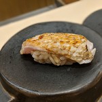 鮨みやもと - 握り　ノドグロの炙り