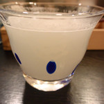 しん - 蕎麦湯割り（八重桜）