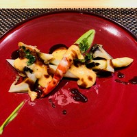 しまなみふれんち Murakami - ホワイトアスパラ　サザエ　鮑　車エビ