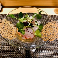 しまなみふれんち Murakami - 白エビ　みかん卵　キャビア