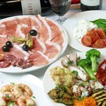 Osteria e Bar il Pomodoro - おすすめは生ハムサラミ