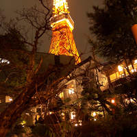 東京 芝 とうふ屋うかい - お部屋からみた中庭