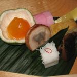 由布院 玉の湯 - 山の幸の盛り合わせ