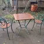 由布院 玉の湯 - 客室テラスのテーブル