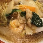 前沢温泉　舞鶴の湯 - あんかけラーメン 600円