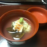 山中温泉　花紫 - お椀　甘鯛のかぶら蒸し椀