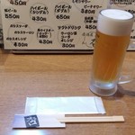 Izakaya An - まずは生ビールを。