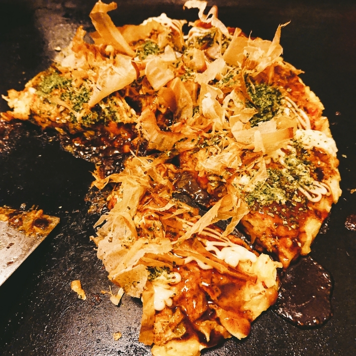 もんじゃ焼き 十三駅近くの新しいもんじゃ屋 JUJUJU