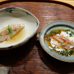 肉割烹 上 - のどぐろとポン酢