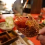 串の宝山 - 熱々トマト♪