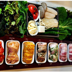 Seven-colored samgyeopsal course