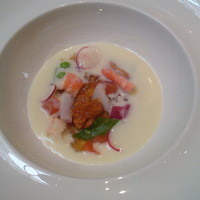 RISTORANTE OZIO - ランチコースのスープ