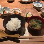 山中温泉　花紫 - ご飯が美味しい〜。