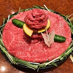 焼肉 スタミナ苑 - 肉ケーキ