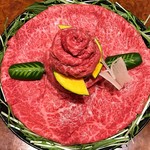 焼肉 スタミナ苑 - 肉ケーキ
