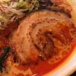 笑美寿亭 - 『味噌坦々麺』の炙りチャーシュー