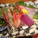 梅月 - (ランチ)刺身御膳のお刺身