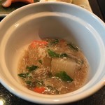 薪の音 - 蟹と蕪の煮物