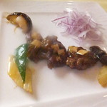 四川料理 桃源郷 - ２０１８温色健美ランチ　２１００円（税込）牛サガリの山わさび入り醬油炒め【２０１８年２月】