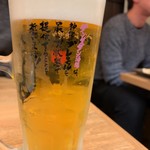 肉汁餃子のダンダダン - 生ビール（480円）生がゴク、ゴク、ゴっくんな季節です...
