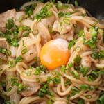 Yaki horu soba (grilled horumon Champon noodles)