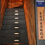 Sumibiyaki Horumon Guu - 店内・階段