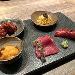 USHIGORO S. - 牛刺し4種