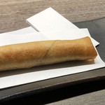 USHIGORO S. - ◆牛ヒレと自然薯の春巻き 福井県産の地芥子を添えて