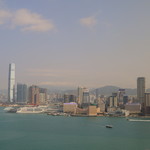 Grand Hyatt Hong Kong - 部屋からの眺め　個人的には香港島を眺めるほうが好きだけど