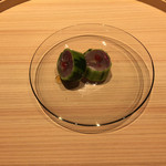 温石 - 小鯵のきゅうりまき