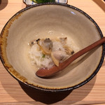 温石 - 出汁かけで