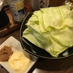 わたりどり - キャベツ盛り