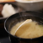 Washoku Torattoria Kinari - 帆立の味噌汁