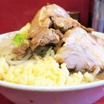 ラーメン二郎 - ラーメン小＋ニンニク