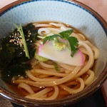 うどん市 - かけうどん冷し