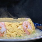 中国日隆園 - 海老餡掛け炒飯