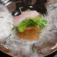 和食堂 山里 ホテルオークラ福岡 - (レディース昼膳)かんぱちのジュレ掛け