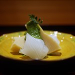 豪龍久保 - 筍とアオリイカ