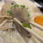 担々麺 にし森 - 【参考・期間限定 終了】豆乳白胡麻ラーメン 780円。