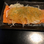 BAR 自己酎 - 料理写真:サーモンのカルパッチョ