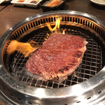 焼肉 大河 - いきなり厚切りサーロインステーキ 