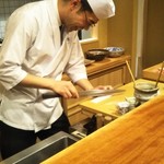 御料理 古川 - 働いてるかっこいい姿をのこしときますね（笑）
