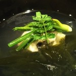 御料理 古川 - ホタテの真丈が今日の吸口