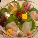 地の酒　しん - 刺身盛合せ（２人前）