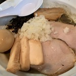濃麺 海月 - 【2019.3.23】煮干濃麺HV850円+味玉チャーシュートッピング280円