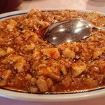 上尾四川飯店 - 花椒の感じない…ランチ【麻婆豆腐】のアップ！