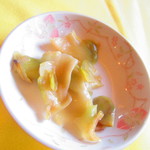 四川料理 桃源郷 - 平日限定ランチ土鍋入りふかひれ湯麺セット　２５００円（税込）ザーサイのアップ【２０１９年３月】