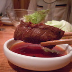 炭火焼肉 筵 - ●ハラミどうぞ